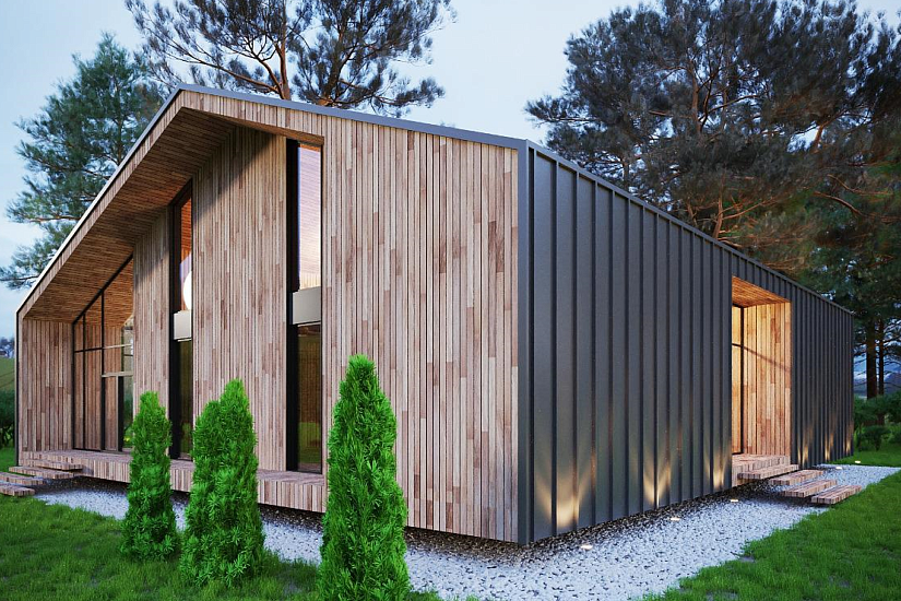 Дом-каркас150мм-12220х19030мм-1,5эт-АР-КР