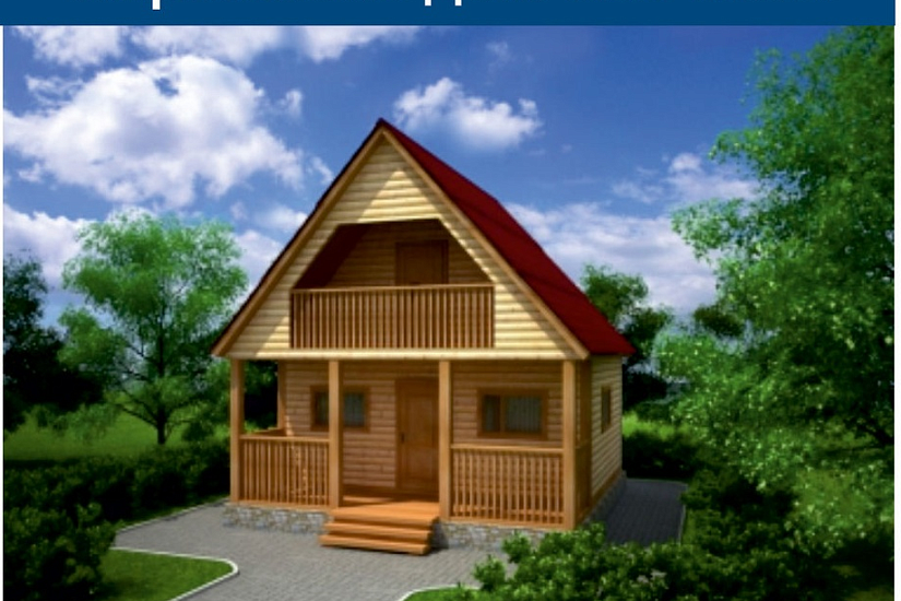 Каркасный дом 6х6 К1П7