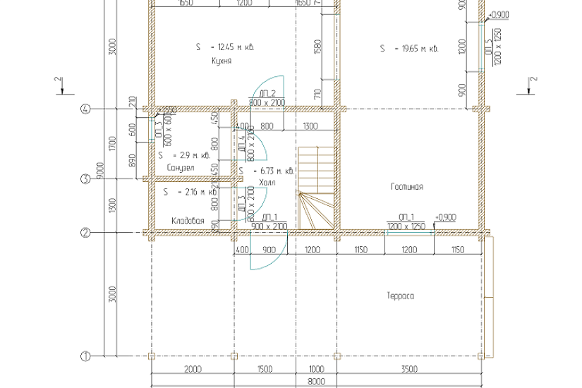Дом-брус-1этаж-6000х8000-АР-КД