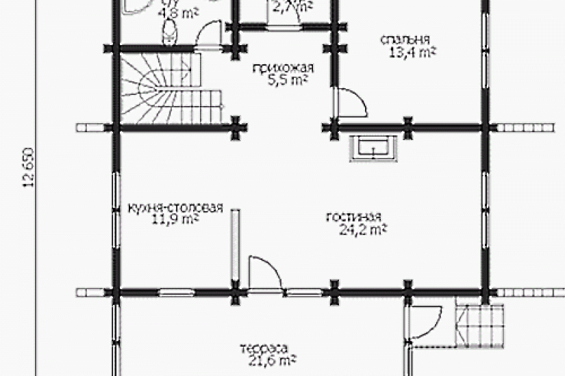 Дом ПБ 150,9 кв.м.