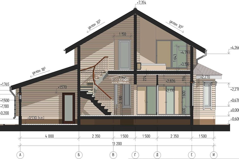 Жилой дом с эркером 2287 Жилой дом с эркером 2287