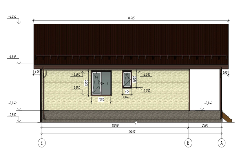 Дом-каркасно-щитовые-1этаж-9500х13500-ЭП