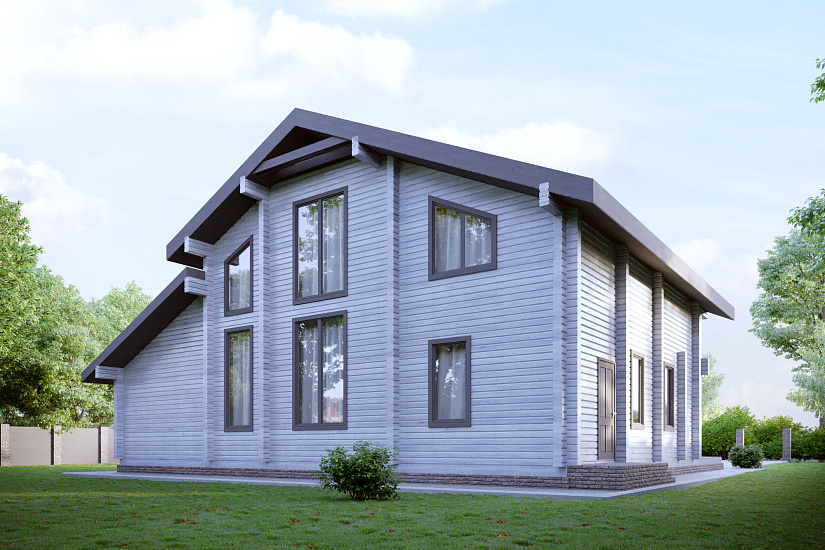 Проект дома из бруса №995 РП