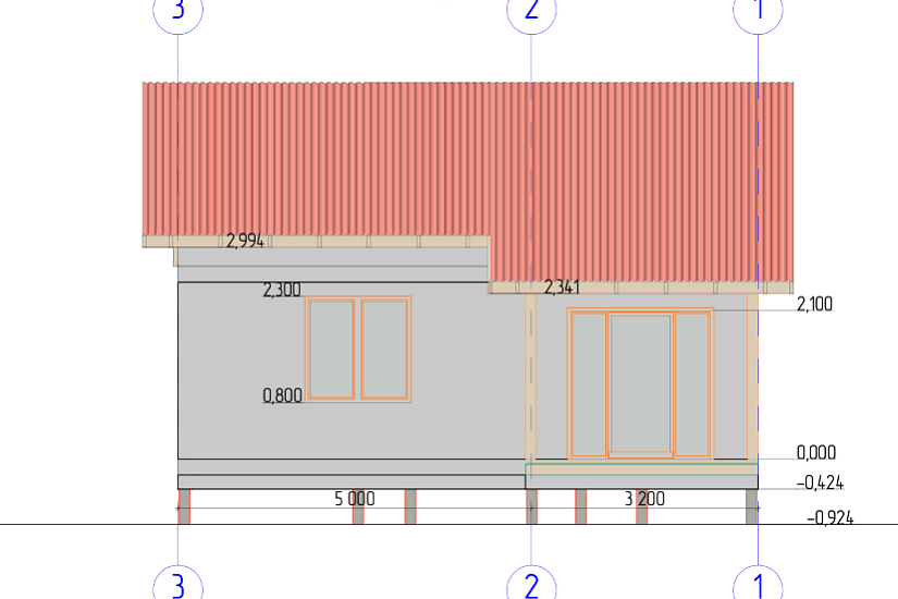 Дом-панельно-каркасный-1этаж-8200х11000-АР-КР