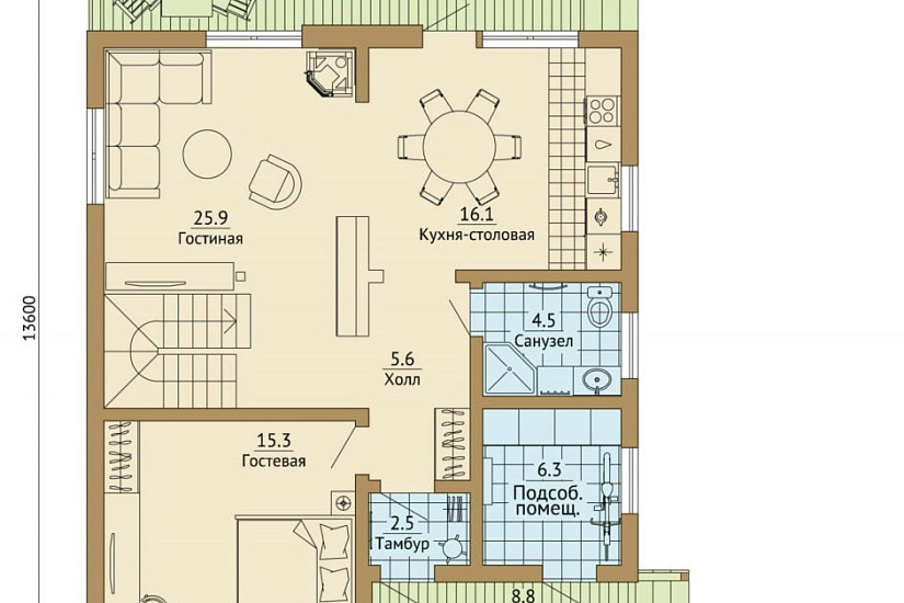 Дом КП 181,8 кв.м