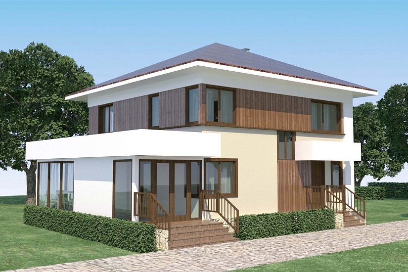 Каркасный дом КД-201-2