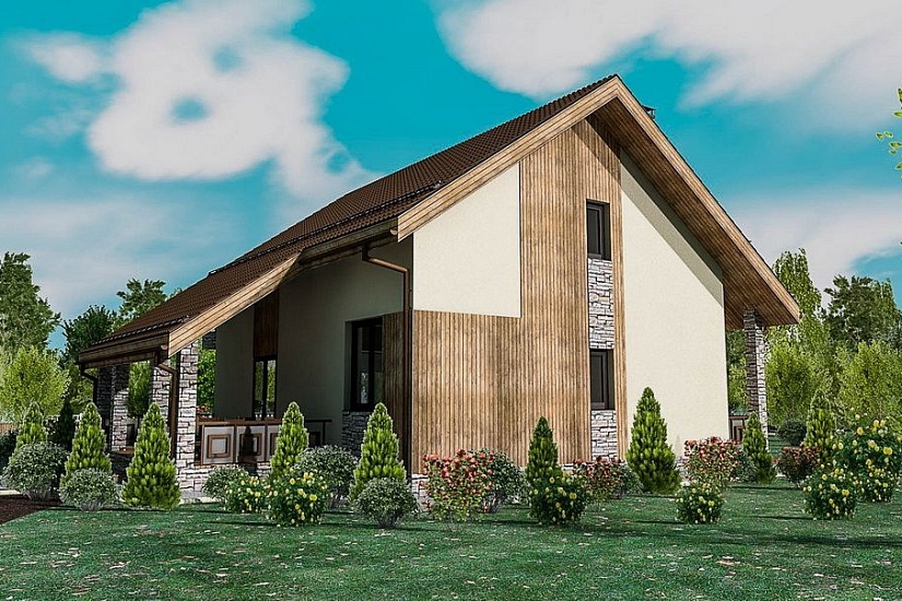 Каркасный дом КД-195-4