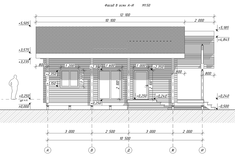 Дом-брус-1этаж-10500х16500-КД