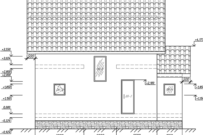 Дом 7 х9 -1,5эт-СИП -АР