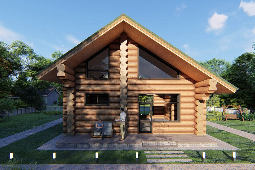 Дом-бревно-450мм-8450х8450-ЭП