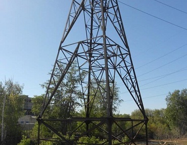 Георадарное обследование опор высоковольтной линии