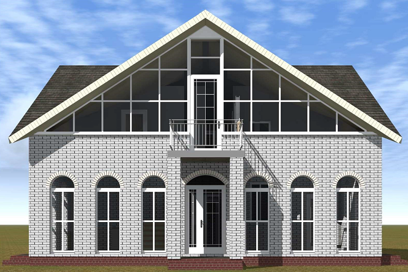 Дом-1,5эт-кирпич-каркас-10350х10350-ЭП