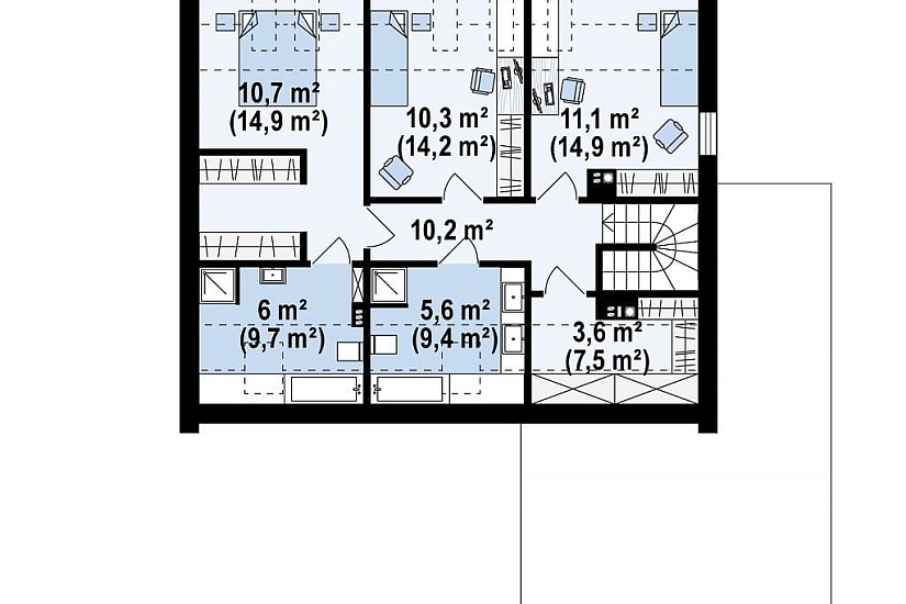 ДОМ ИЗ ГАЗОБЕТОНА ГД-153б