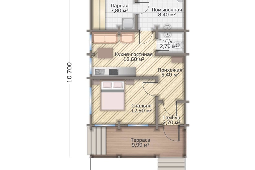 Жилой дом 01040