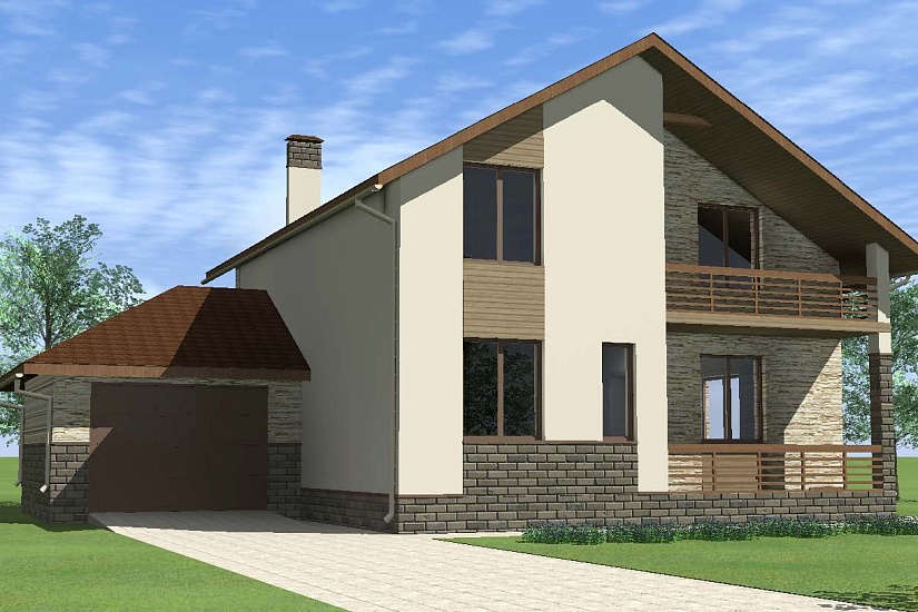 Каркасный дом КД-187