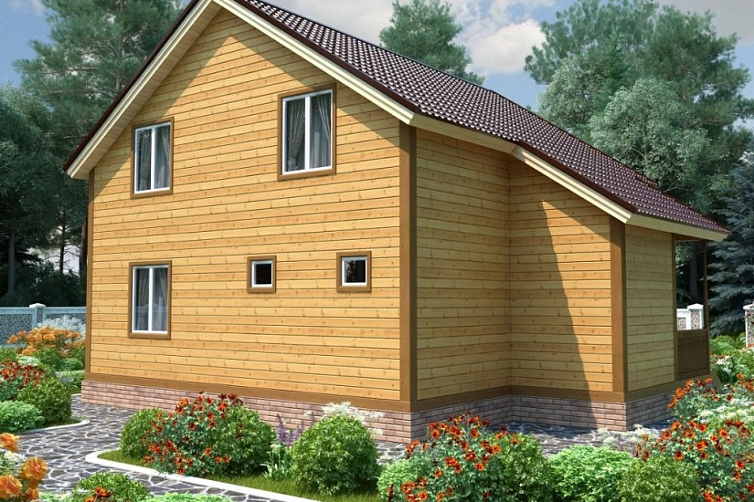 ДОМ ИЗ БРУСА ДБр-152