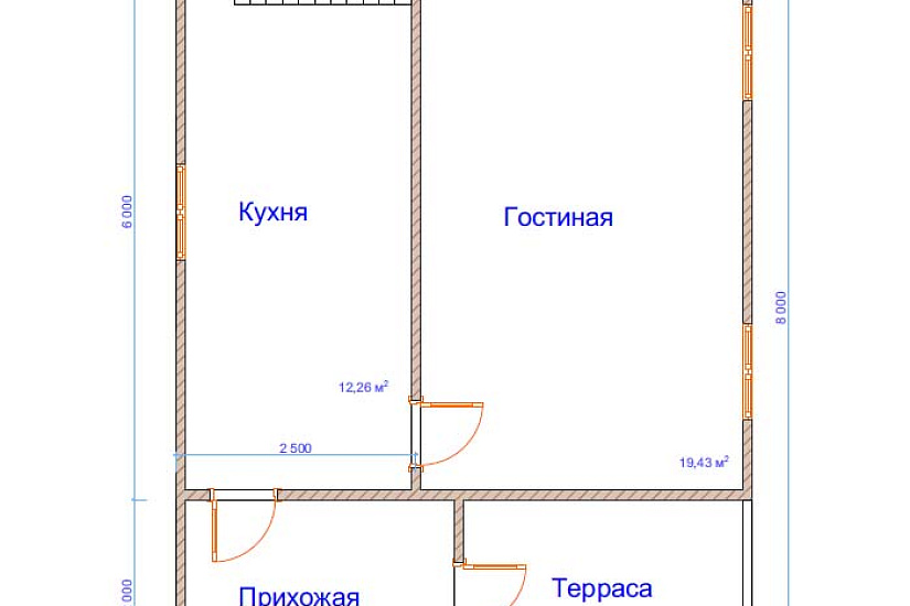 Дом из бруса №19