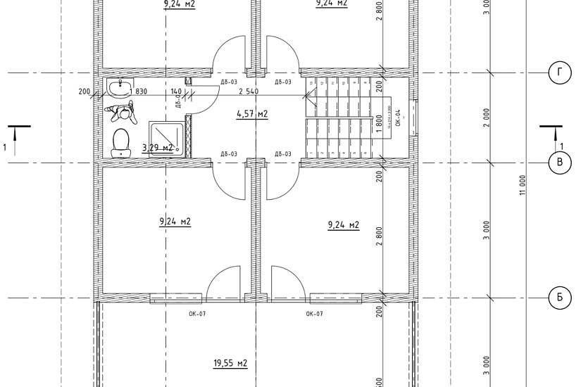 Дом-брус200х150мм-11000х70000мм-1,5эт-АР Дом-брус200х150мм-11000х70000мм-1,5эт-АР