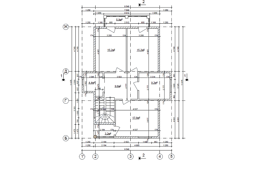 Проект дома Кипарис Проект дома Кипарис