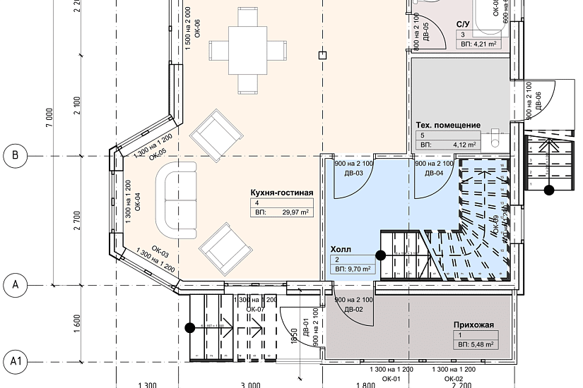 Дом-брус150х150мм-8600х8300мм-1,5эт-АР