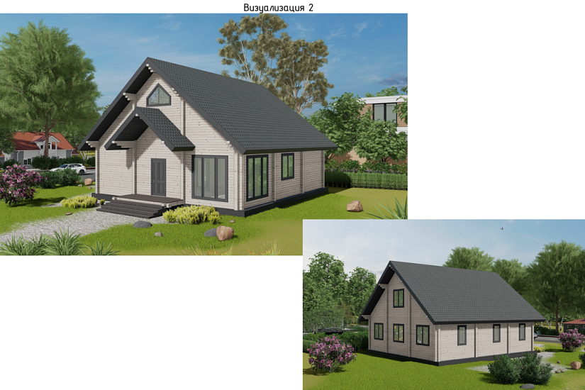 Дом-профилированный брус-1этаж-9870х11800-АР