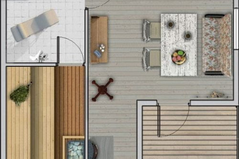 Баня К 57,4 м²