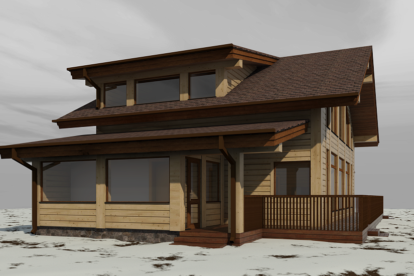 Дом-2эт-каркас-17600х8300-ЭП Дом-2эт-каркас-17600х8300-ЭП