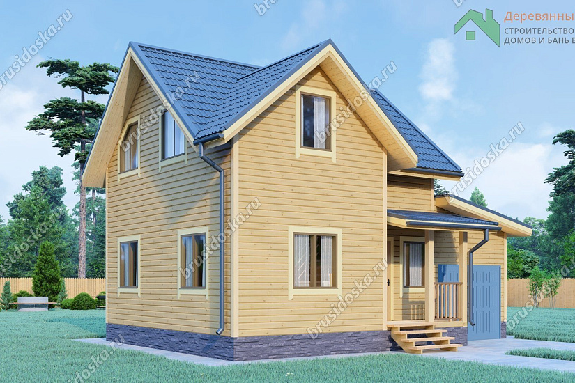 Дом из профилированного бруса 7х7