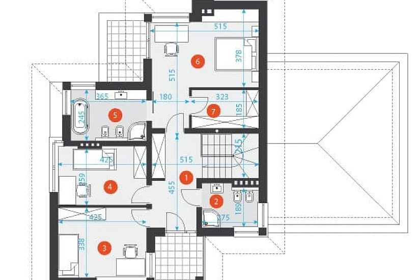 Проект дома из сип панелей Респектабельный