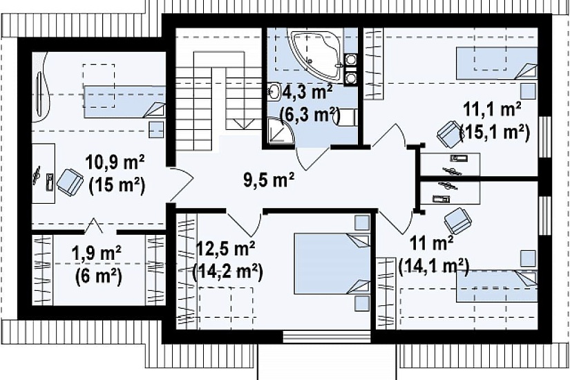 ДОМ ИЗ ГАЗОБЕТОНА ГД-149а