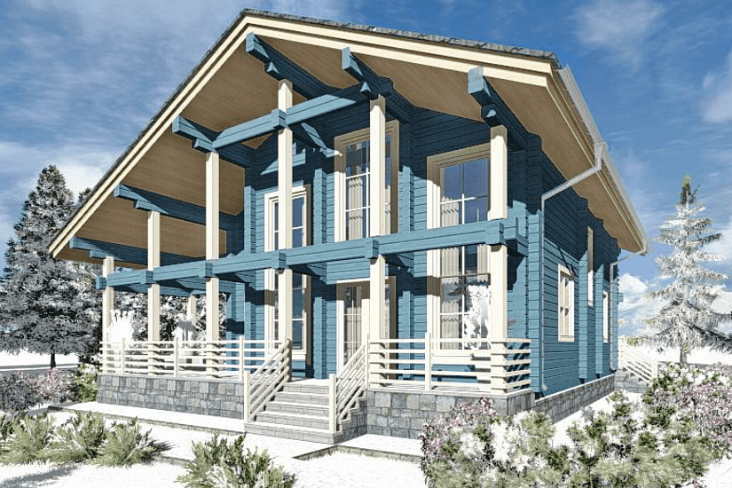 Дом-брус230х188мм-13300х11600мм-1,5эт-АР-КР Дом-брус230х188мм-13300х11600мм-1,5эт-АР-КР