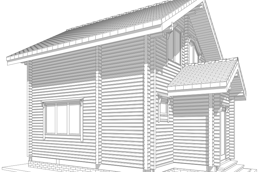 Дом-брус136х136мм-6500х7500мм-1,5эт-АР