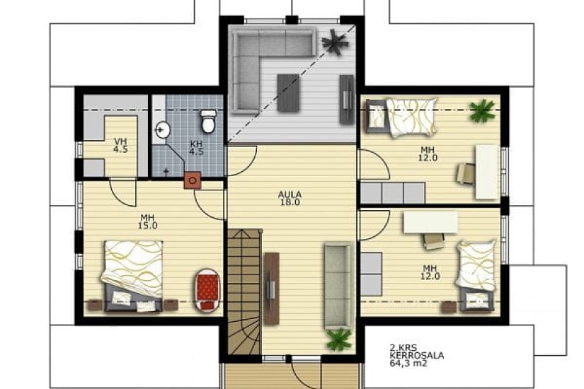 Дом из бруса Карелия 172