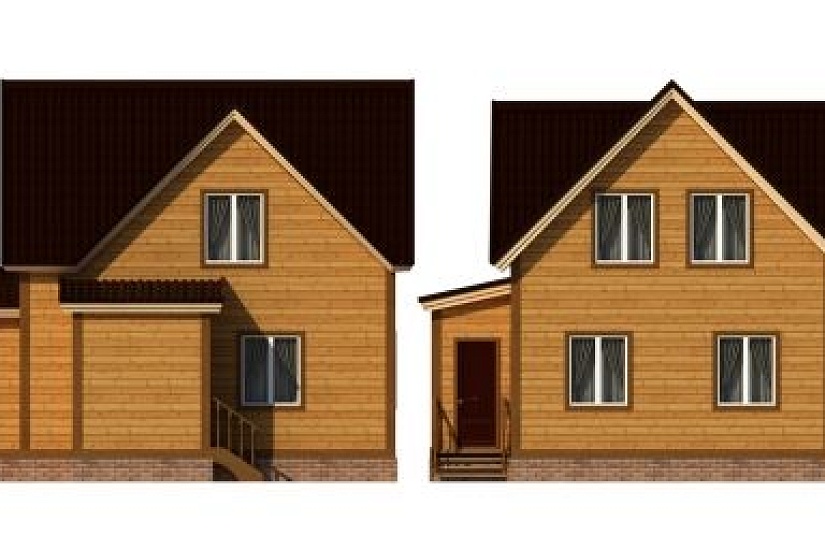 ДОМ ИЗ БРУСА ДБр-99