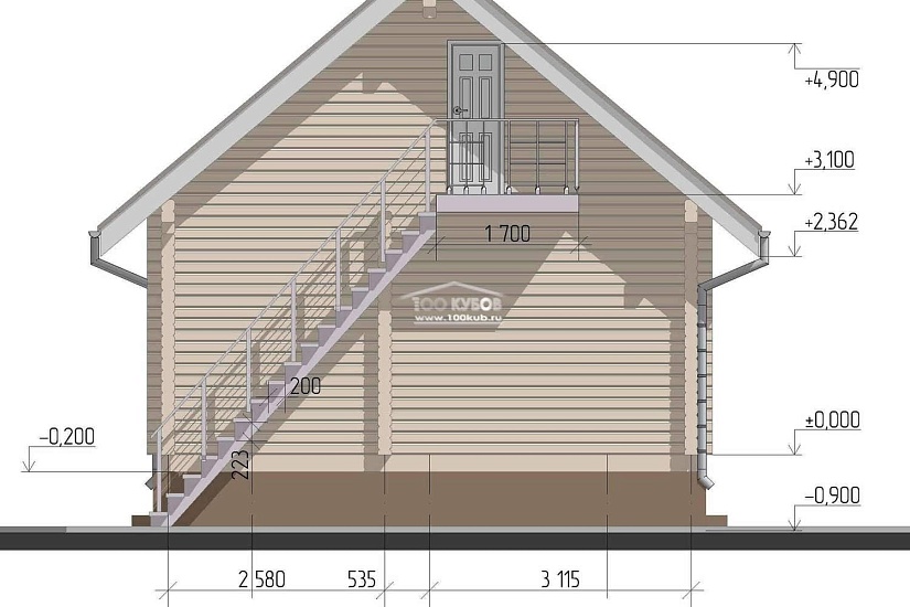 Дачный дом 2239