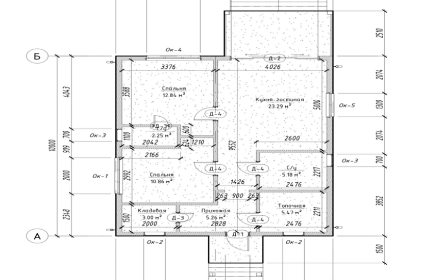 Дом-брус-1этаж-8000х10000-АР-КР Дом-брус-1этаж-8000х10000-АР-КР