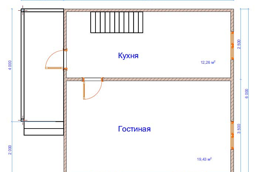 Дом из бруса №17