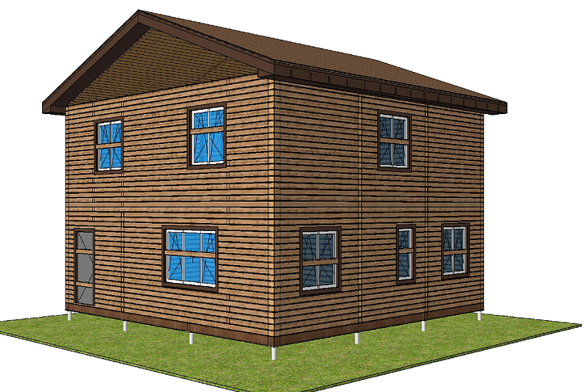Дом-брус-2этажа-8810х8810-АР-КР Дом-брус-2этажа-8810х8810-АР-КР