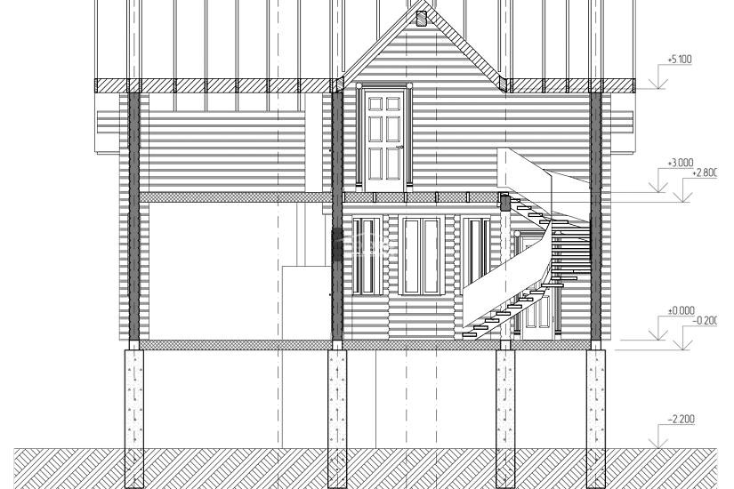 Жилой дом с эркером 2259
