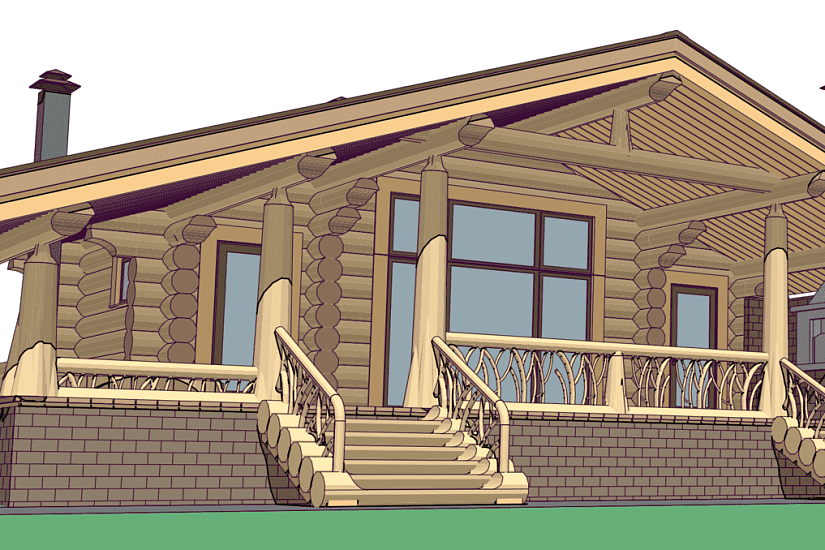 Баня-бревно300_320мм-10960х10000-1эт-АР