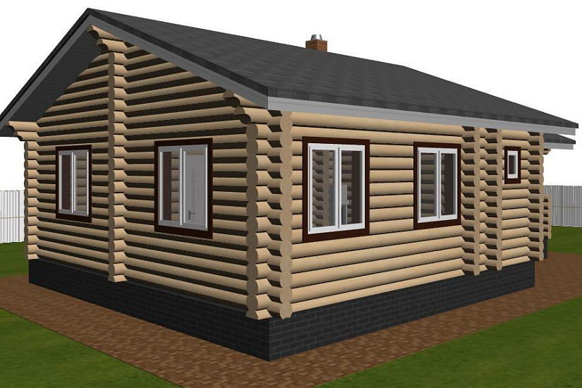 Баня-бревно260мм-13300х8000мм-1эт-АР Баня-бревно260мм-13300х8000мм-1эт-АР