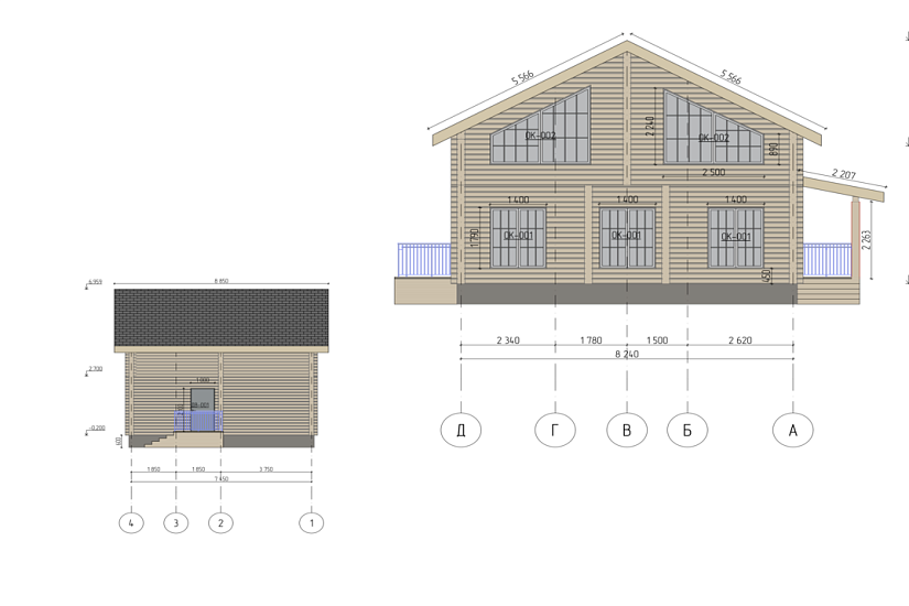 Дом-брус-2этажа-7450х8240-ЭП