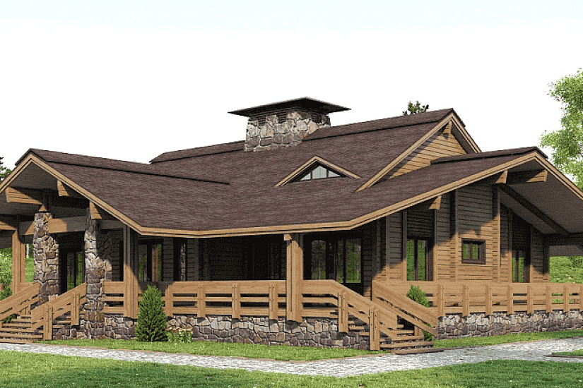 Проект дома "Зеленый шум"