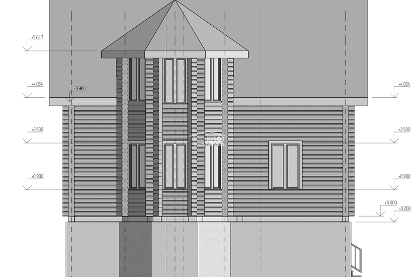 Жилой дом с эркером 2259