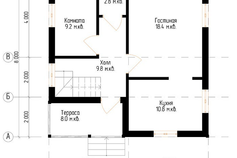 Брусовой дом №14
