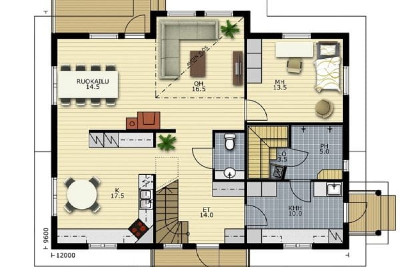 Дом из бруса Карелия 172