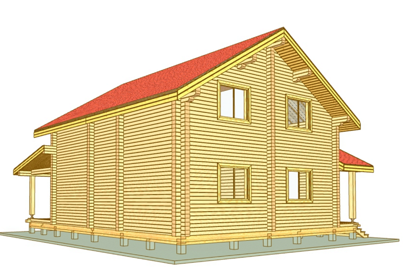 Дом-брус-2этажа-9500х12000-АР-КД