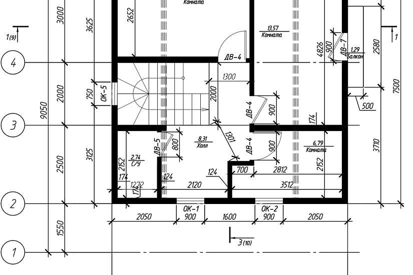 Дом 7 х9 -1,5эт-СИП -АР