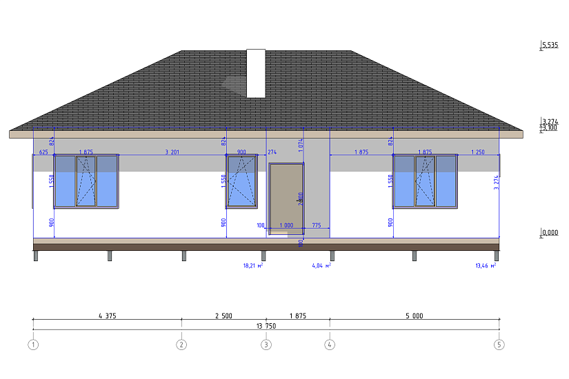 Дом-сип-панели-1этаж-11750х13250-КД Дом-сип-панели-1этаж-11750х13250-КД