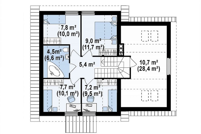 Каркасный дом КД-139